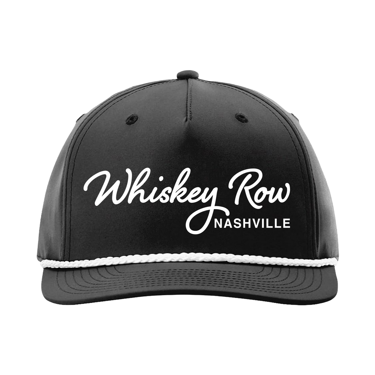 Whiskey Row Nashville Rope Hat - Black