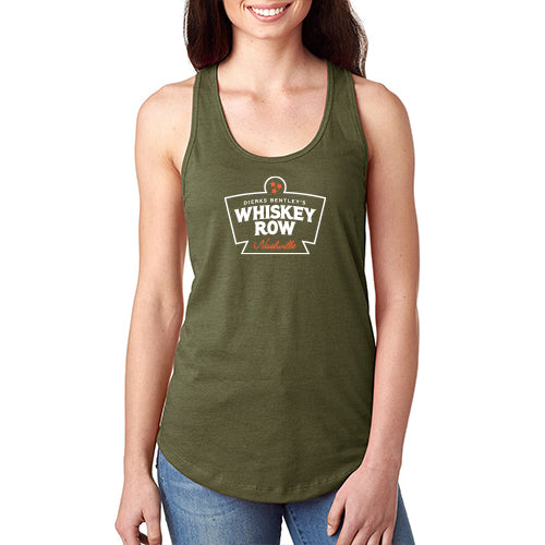 Thunderbird Nashville - Ladies Military Green Tank