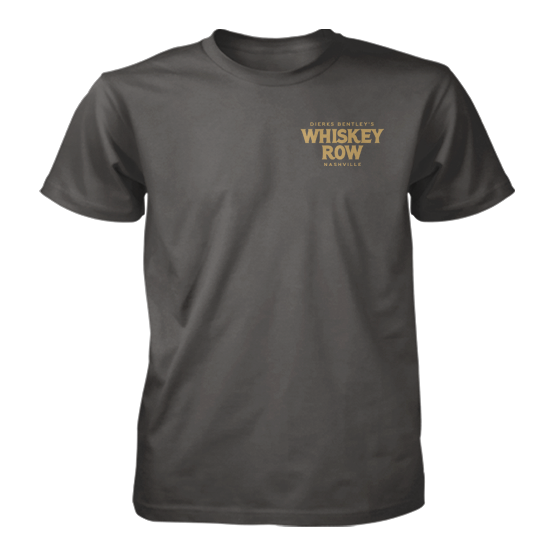the Predator Tee front with whiskey row logo