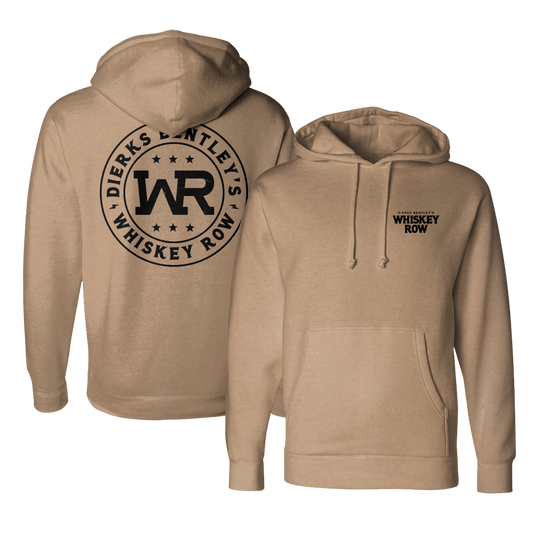 Whiskey Row Hoodie front and back