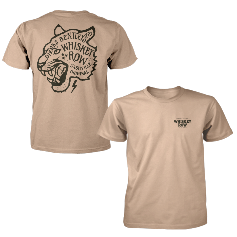 Dierks Bentley's Whiskey Row Predator Tee front and back
