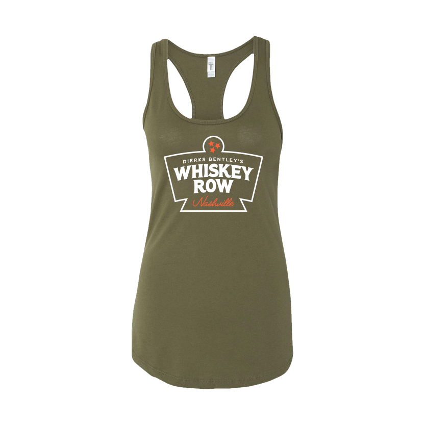 Thunderbird Nashville - Ladies Military Green Tank